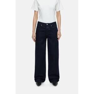 NEW CLOSED womens nikka wide leg denim jeans in dark blue
